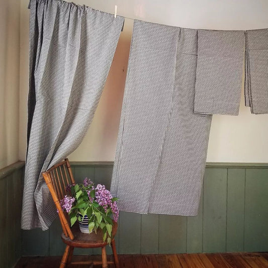 Black Gingham Curtains