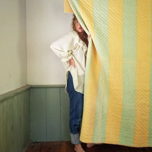 Checked-back Bar Quilt