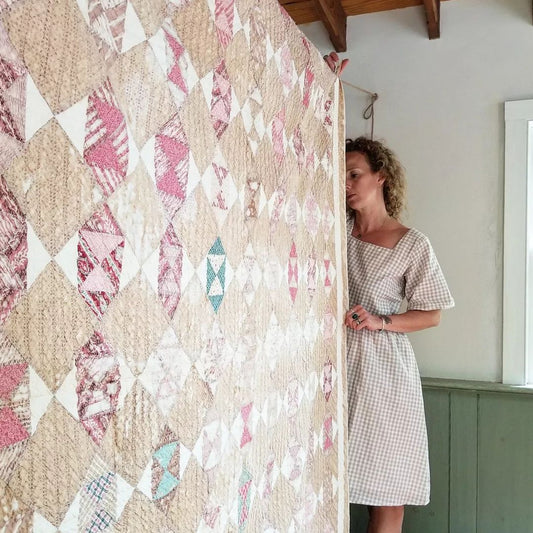 Worn X Tan Quilt