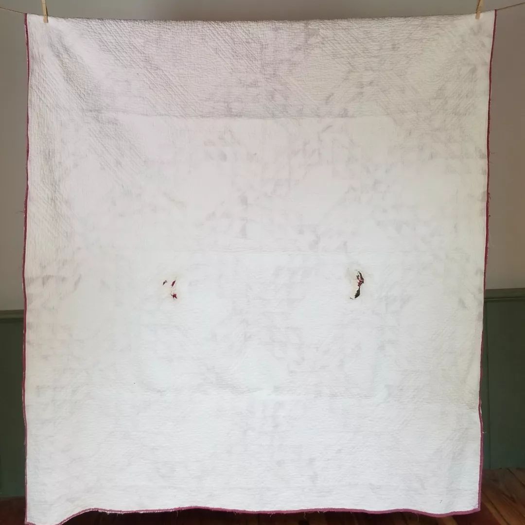 Burgundy Ocean Waves Quilt