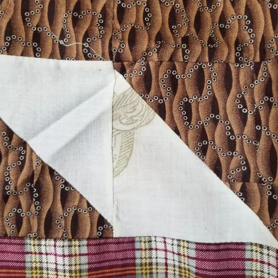 Burgundy Sashed Pinwheel Quilt TOP