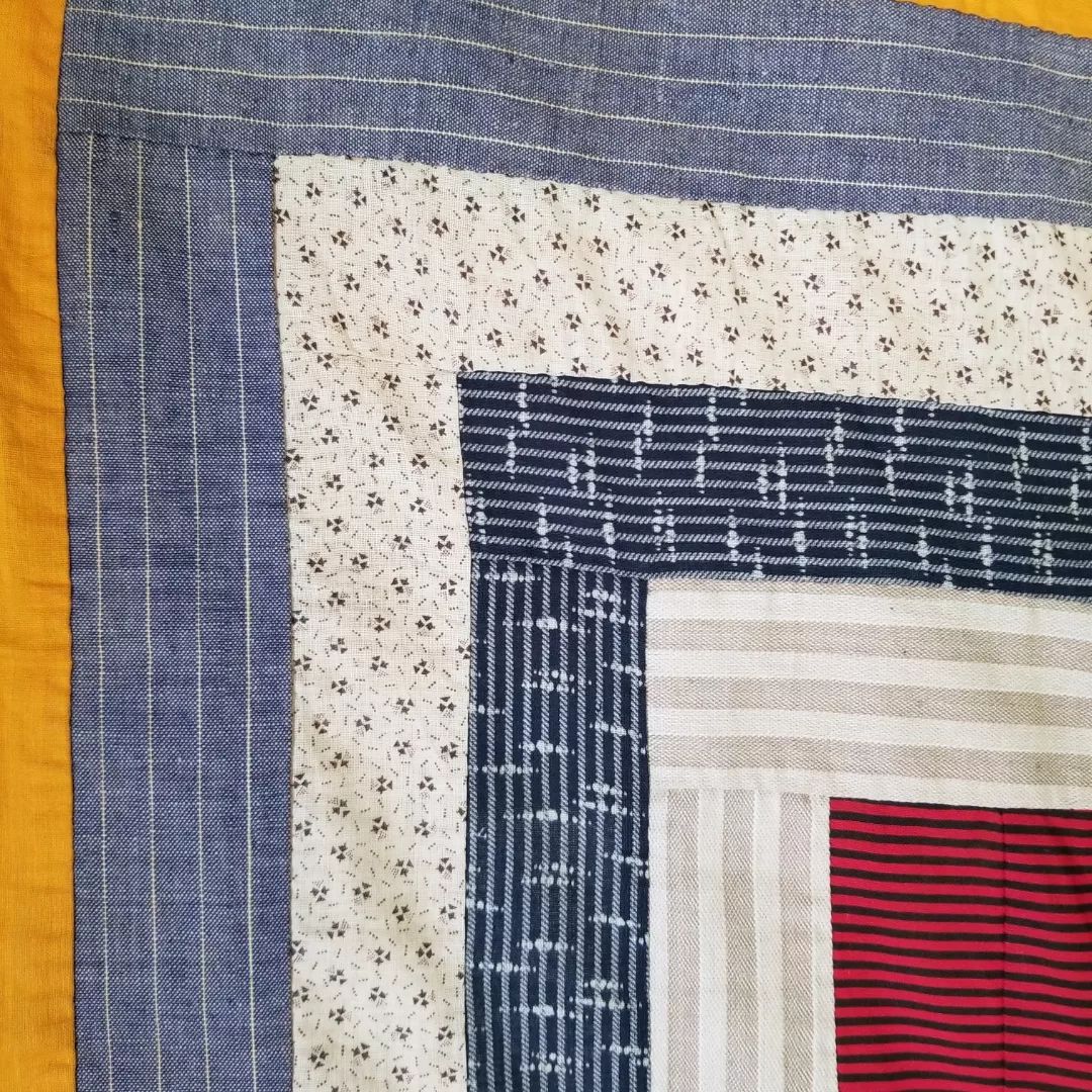 Cheddar Cabin Quilt TOP