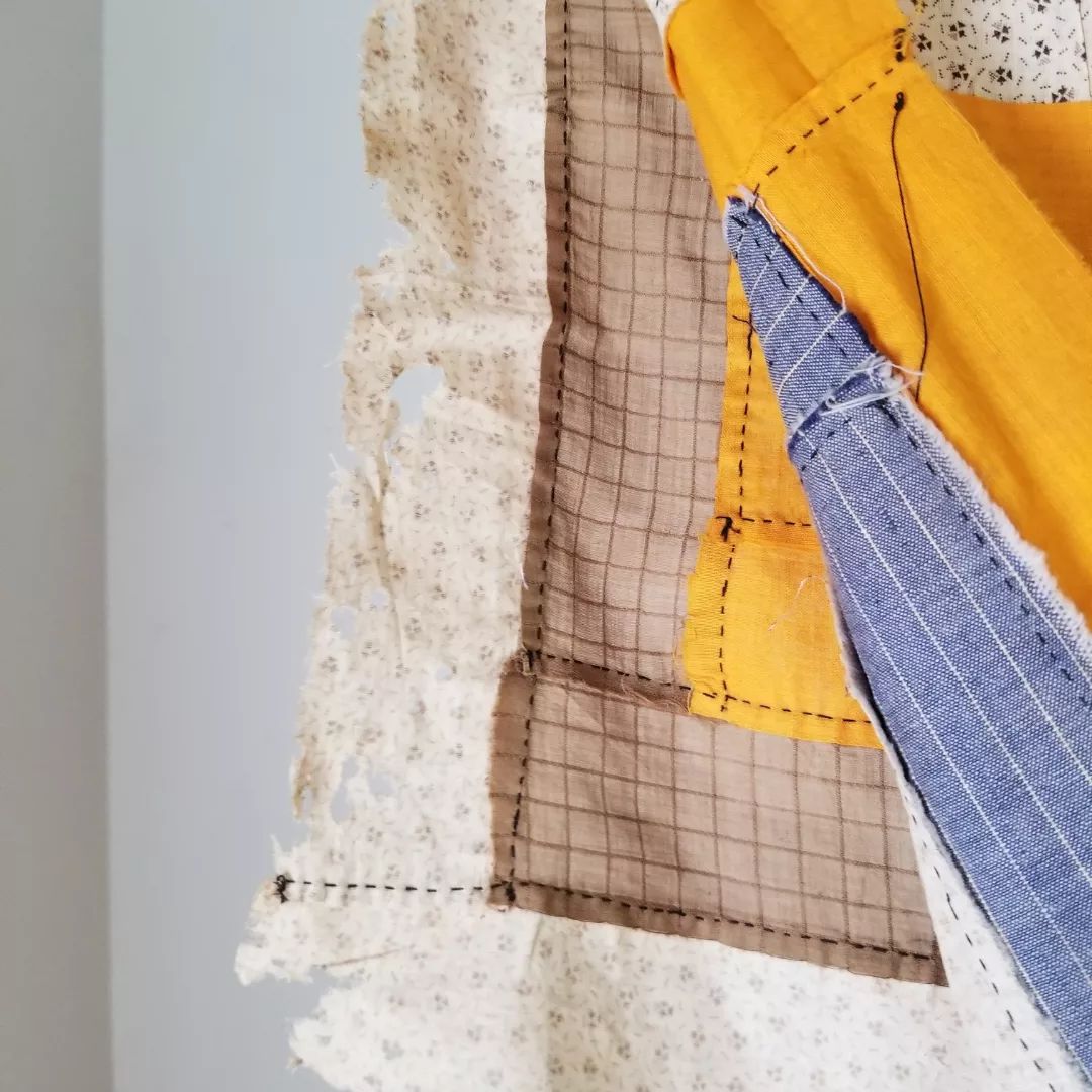 Cheddar Cabin Quilt TOP