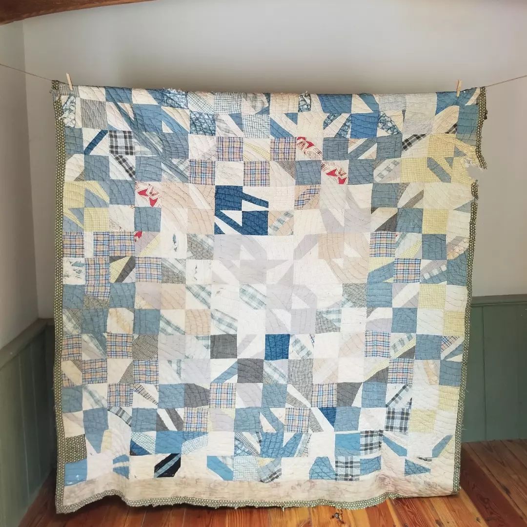 Blue Patchwork Quilt