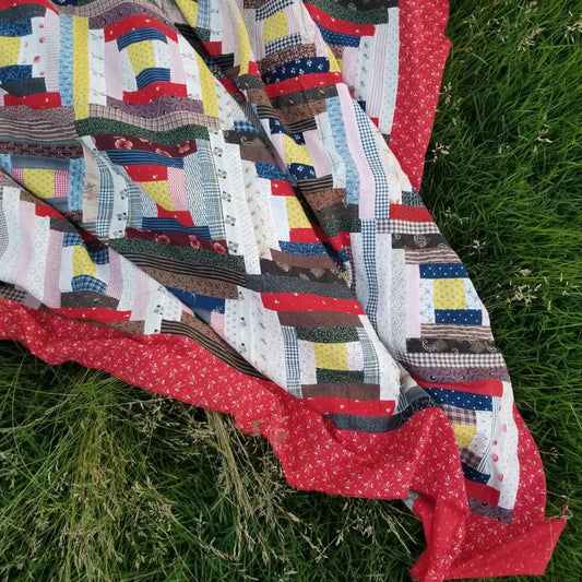 Courthouse Steps Quilt Top
