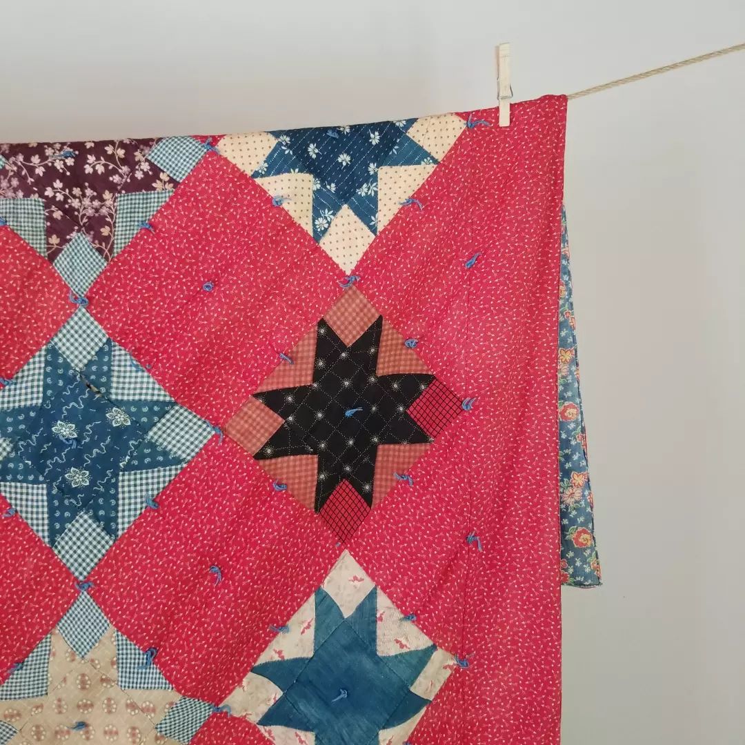 Hand Tied Star Quilt 2