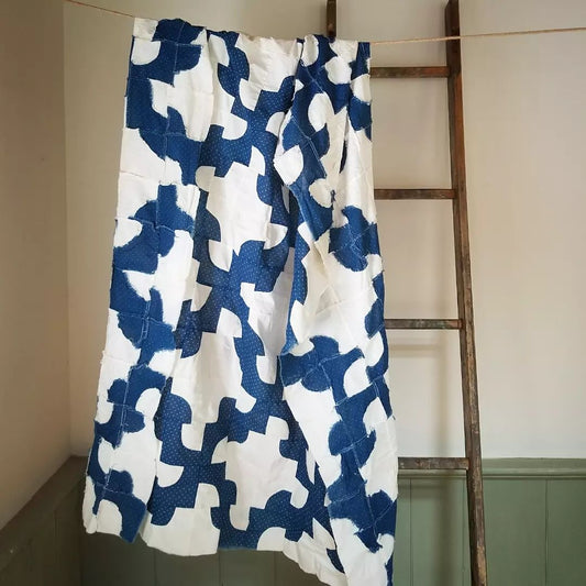 Drunkard's Path Quilt Top