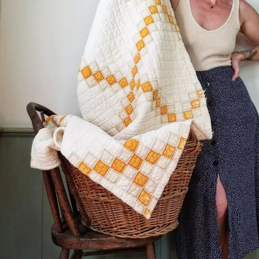 Cheddar Irish Chain Quilt