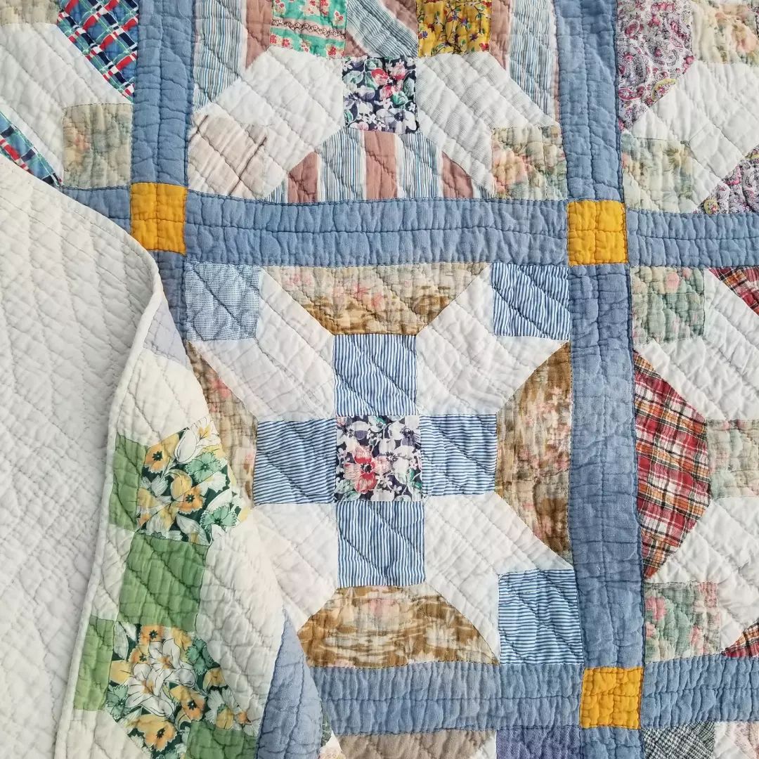 Blue Sash Quilt