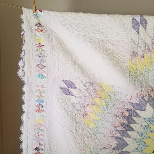 Pastel Lone Star Quilt