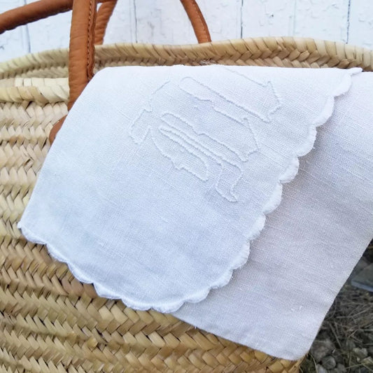 Monogrammed "M" Pouch