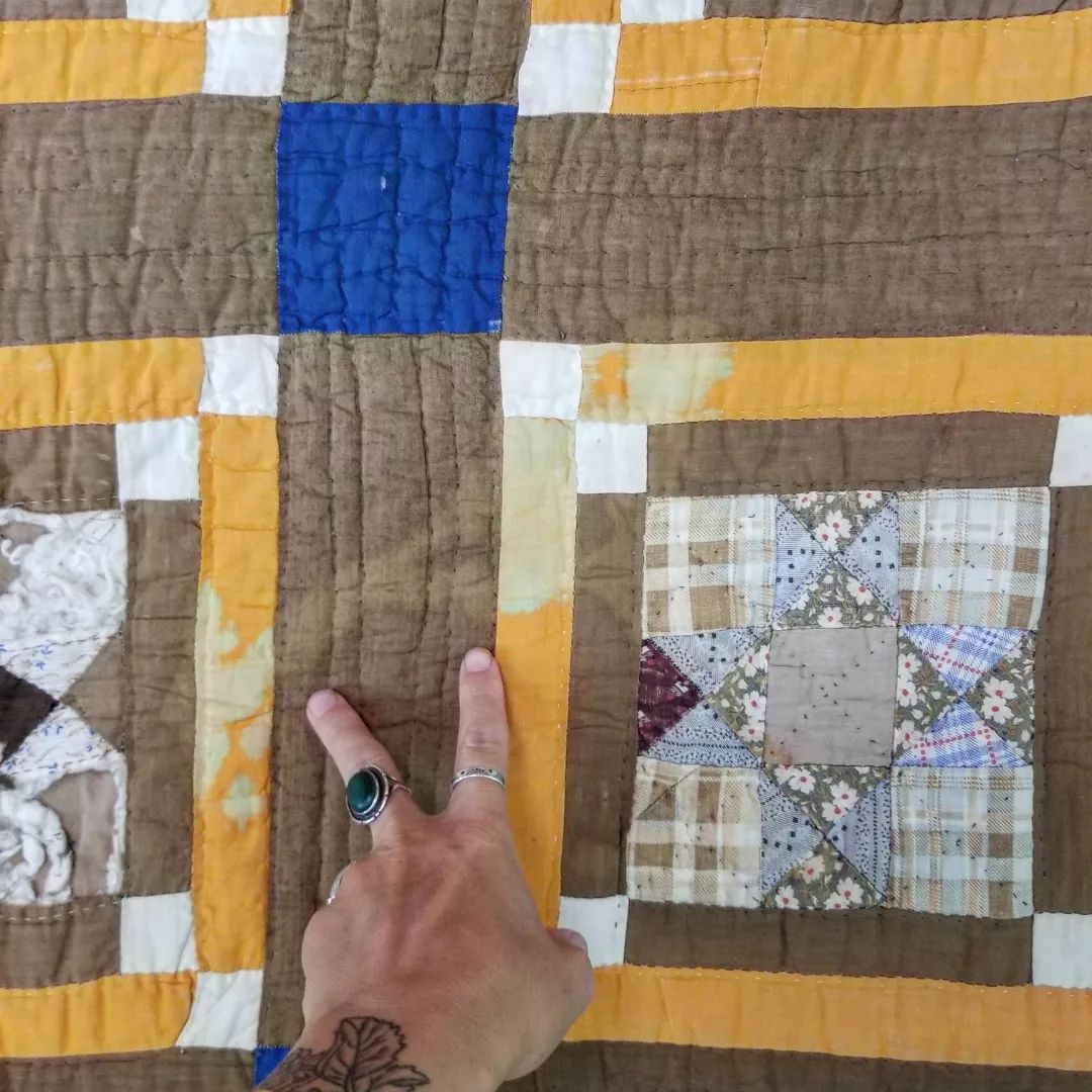 Cheddar Sashed Quilt