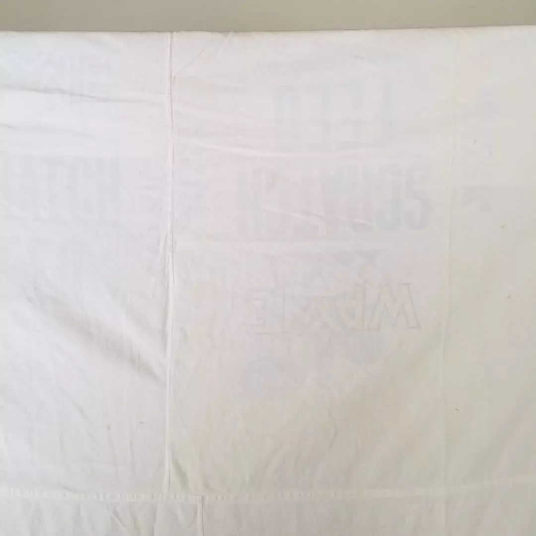 Feed Sack Sheet, Wayne Pecking Seed