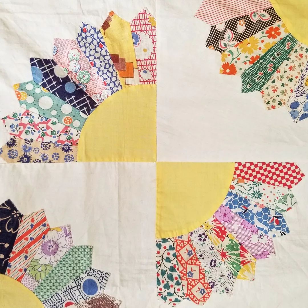 Dresden Plate Quilt TOP