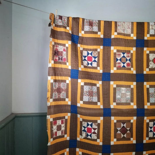 Cheddar Sashed Quilt