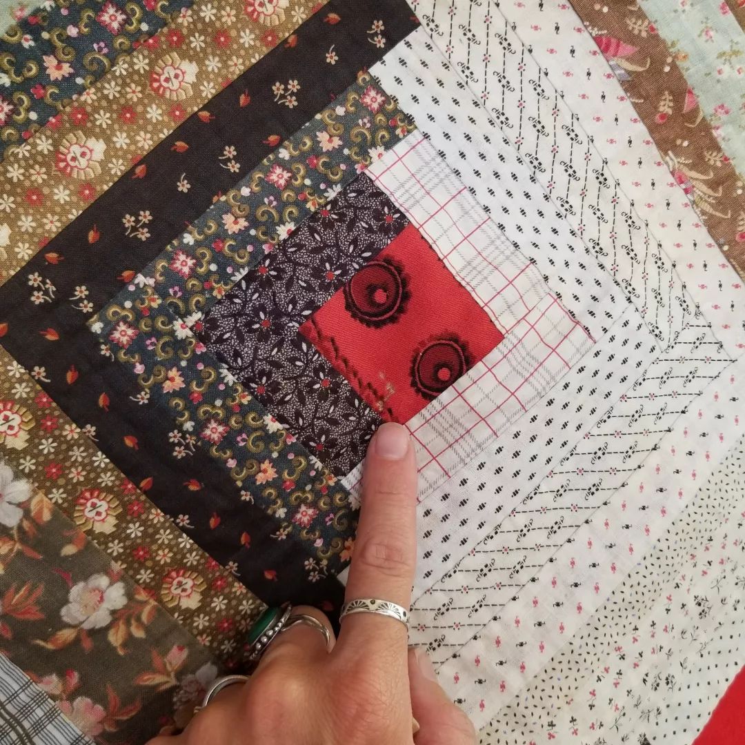 Log Cabin Coverlet