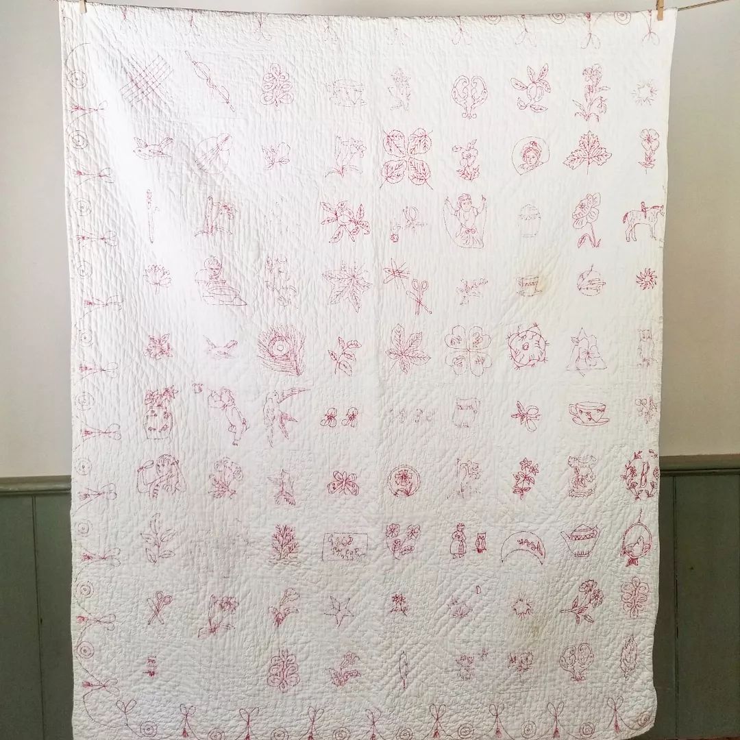 1890 Redwork Quilt