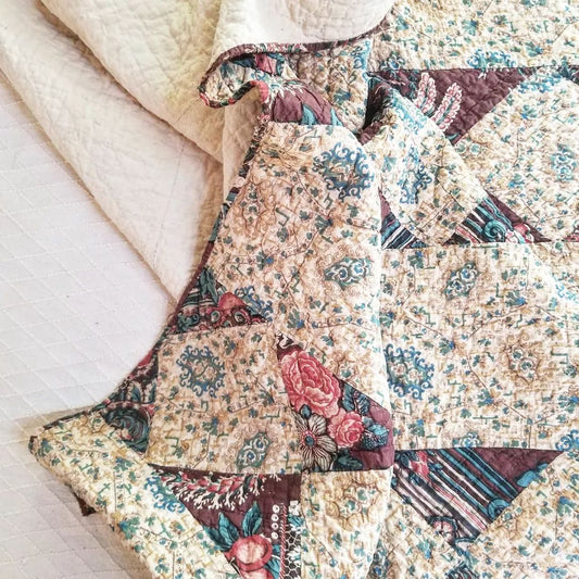 Early 1800s Chintz Quilt