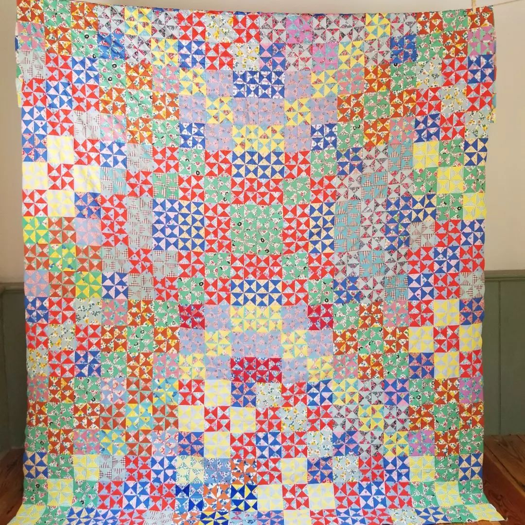 Hand Pieced Quilt Top