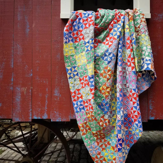 Hand Pieced Quilt Top