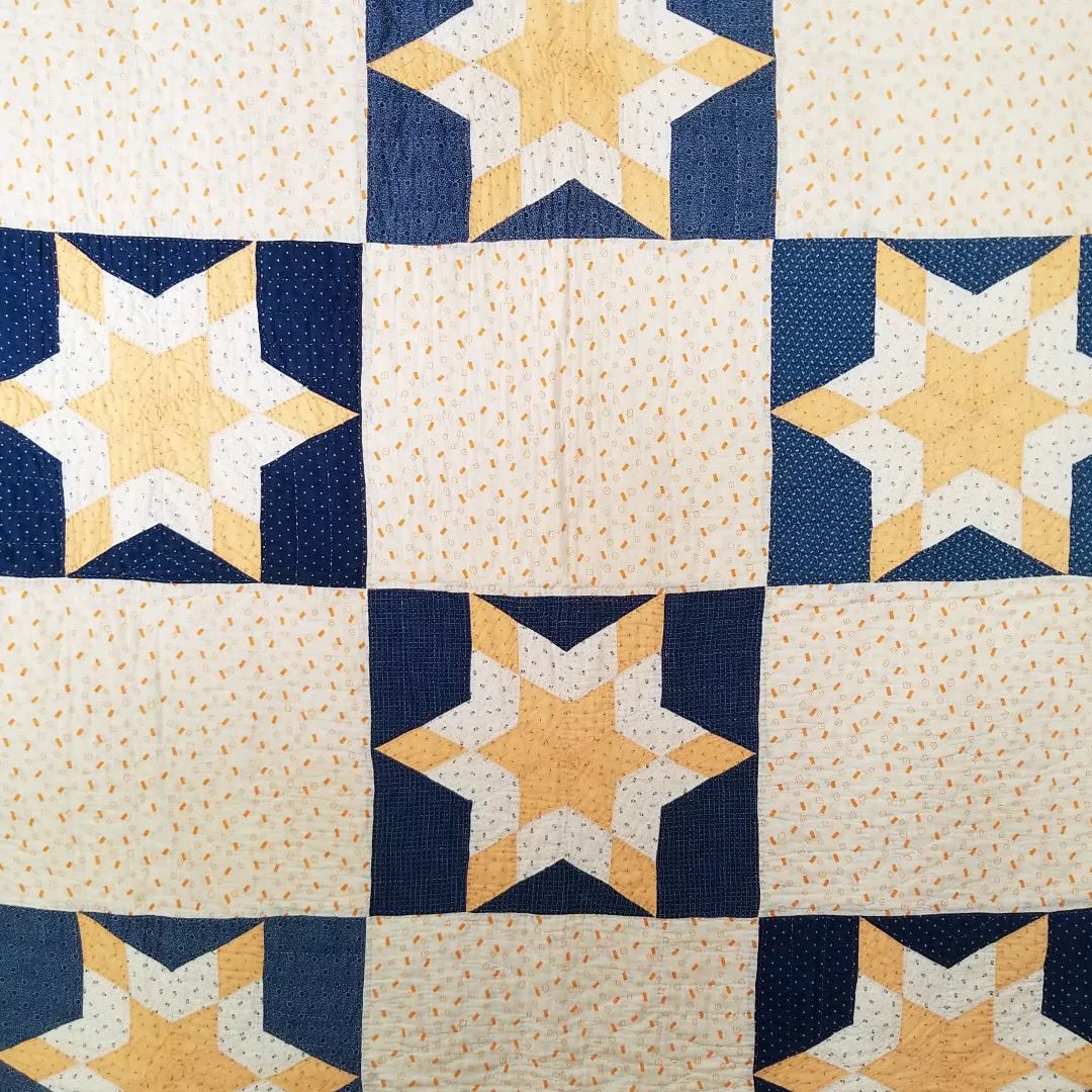 Indigo Star Quilt