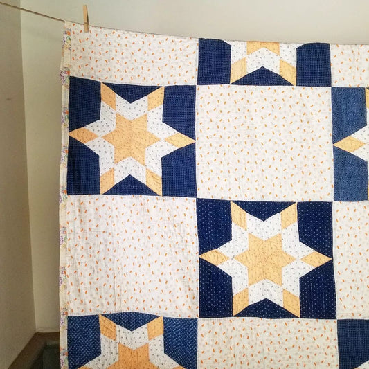 Indigo Star Quilt