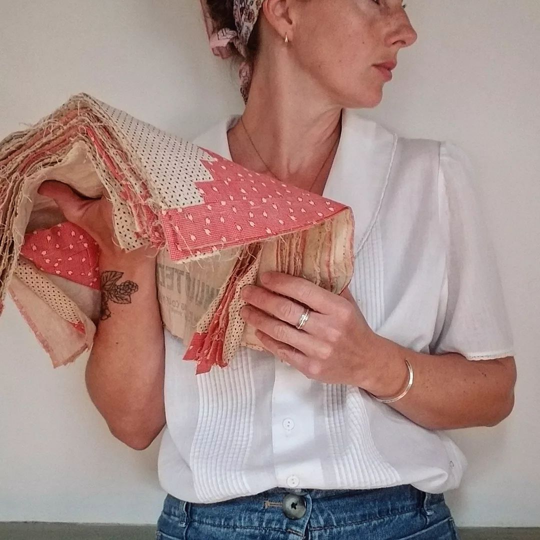 Loose Cabin Quilt Blocks