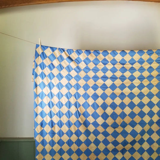 Squares on Point Quilt Top