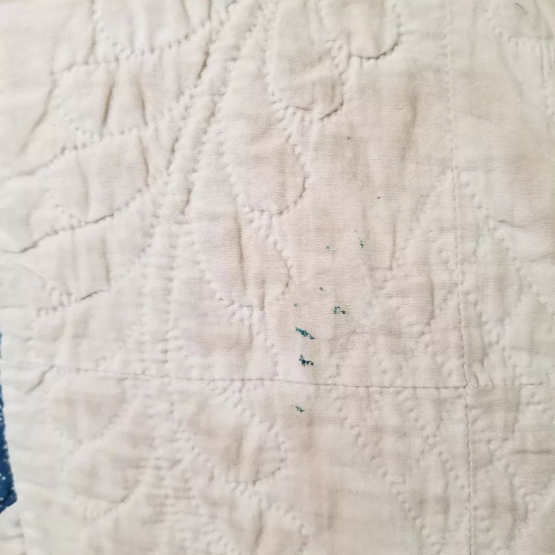 Broken Star, Tea and Indigo Quilt