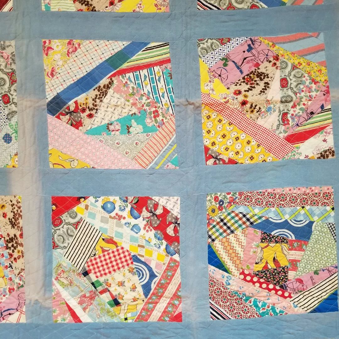 Mid 20th Century String Quilt