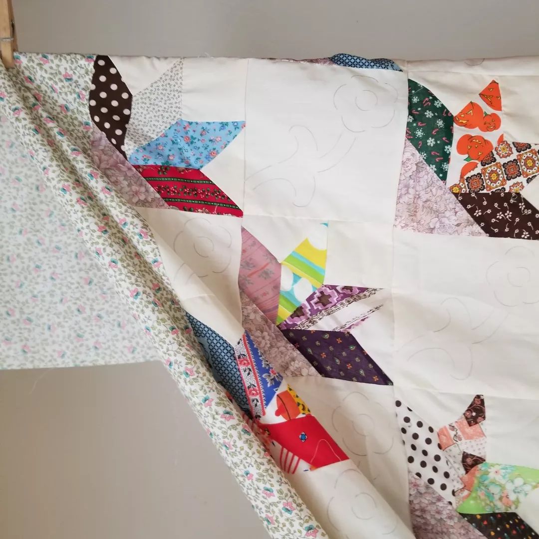 Contemporary Cactus Quilt Top