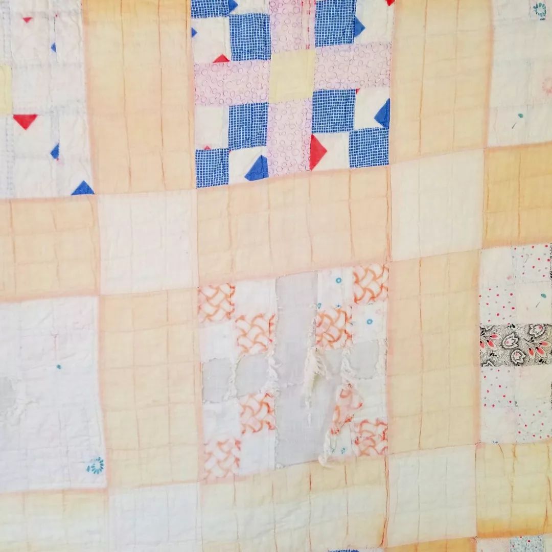 Peach Sashed Quilt