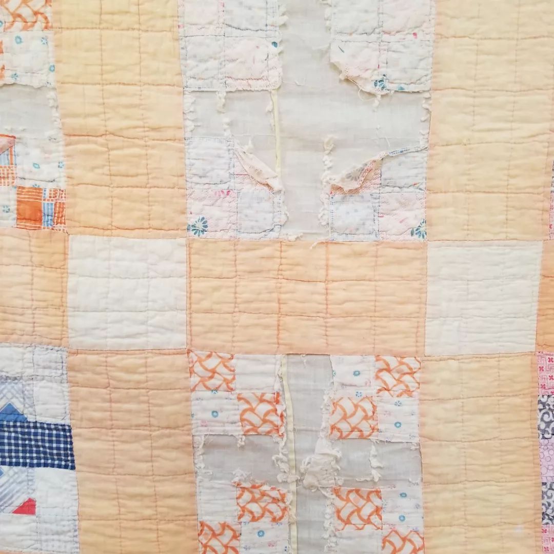Peach Sashed Quilt