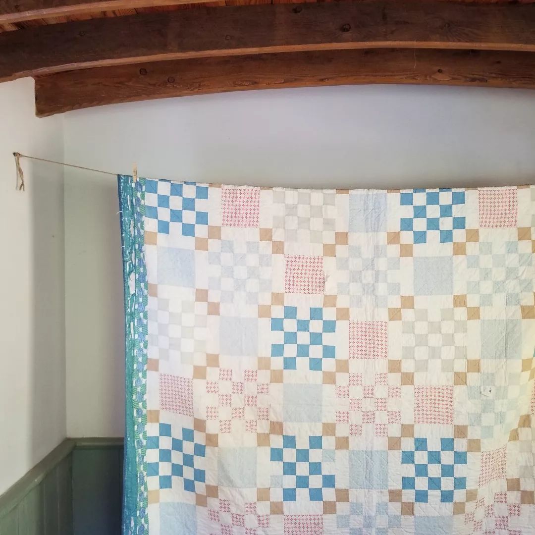 Pale Hues Patchwork Quilt
