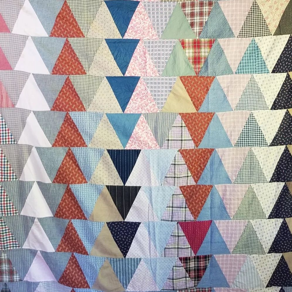 Triangle Quilt Top