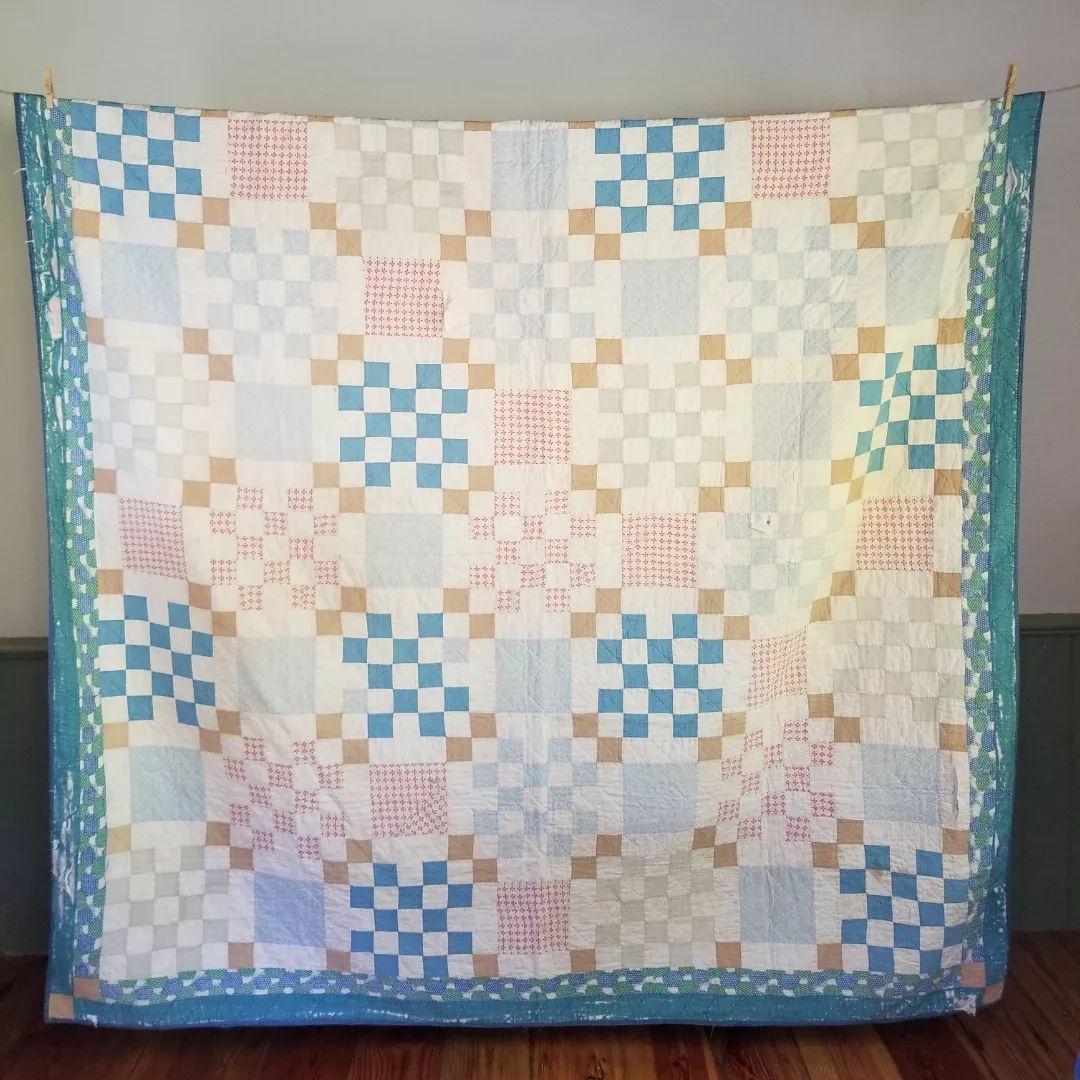 Pale Hues Patchwork Quilt