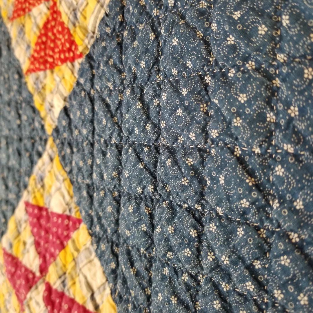 Indigo Shirting Quilt