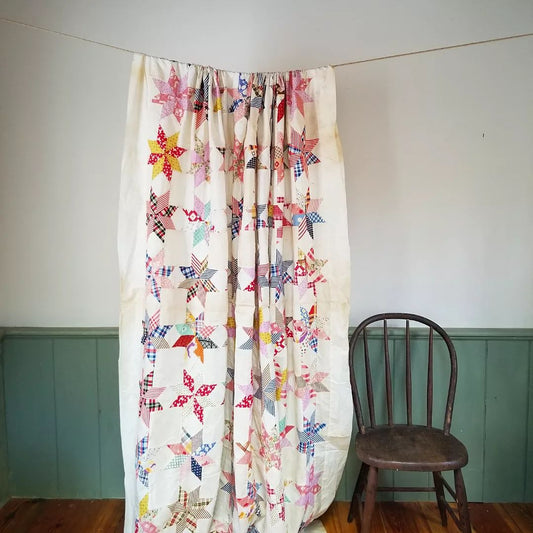 8 Point Star Quilt Top