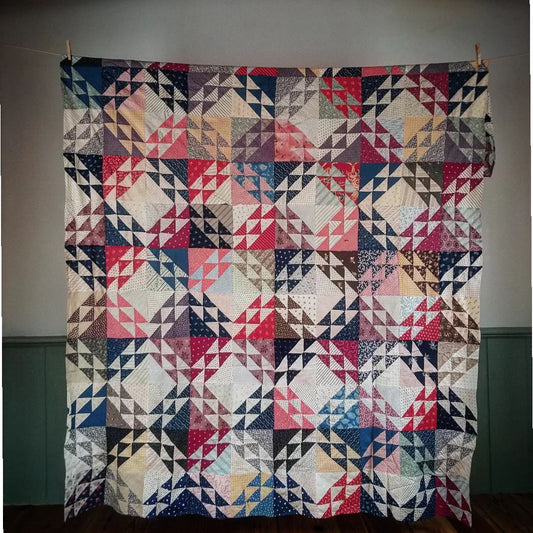 Ocean Waves Quilt Top 4
