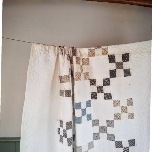 Scrappy Irish Chain Quilt