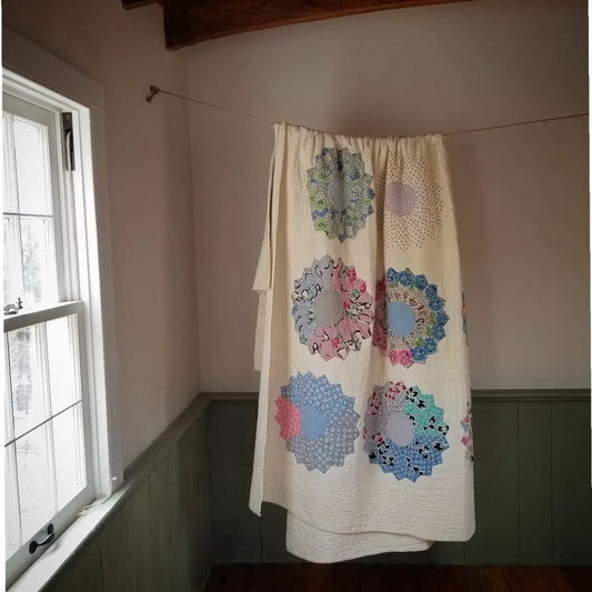 Friendship Flower, Feedsack Quilt