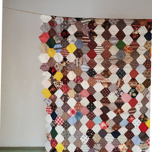 Hexagon Quilt Top Section