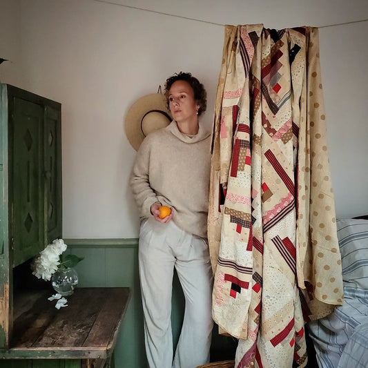 Log Cabin Coverlet