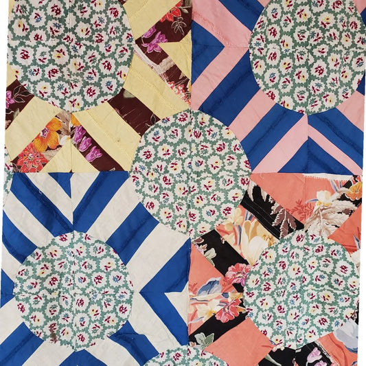 Quarter Circle Quilt Top 2