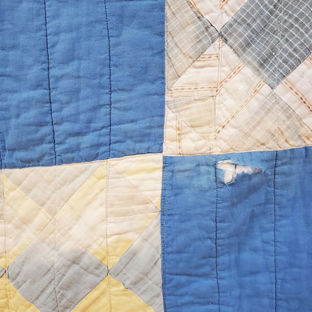 Blue Shirting Quilt