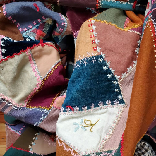 Flora & Fauna Crazy Quilt
