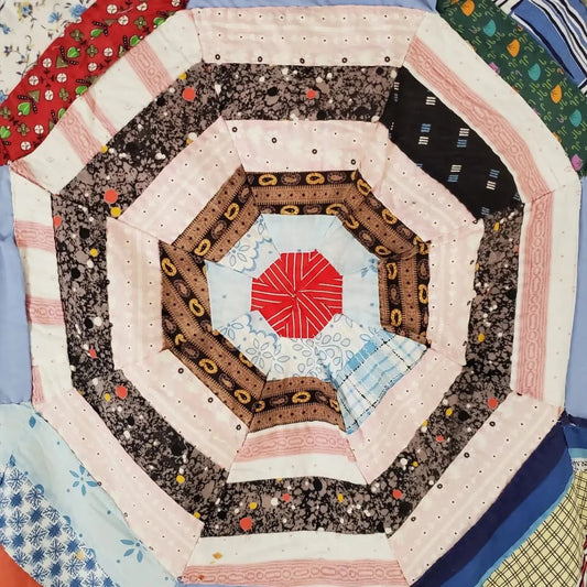 Spider Web Quilt Top