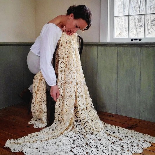 Hand Crochet Coverlet