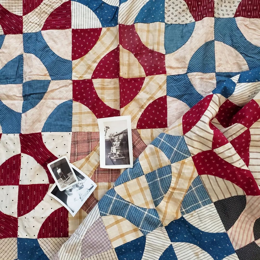 Quarter Circle Quilt Top