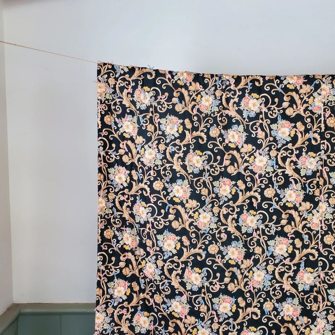 Vintage Black Comforter